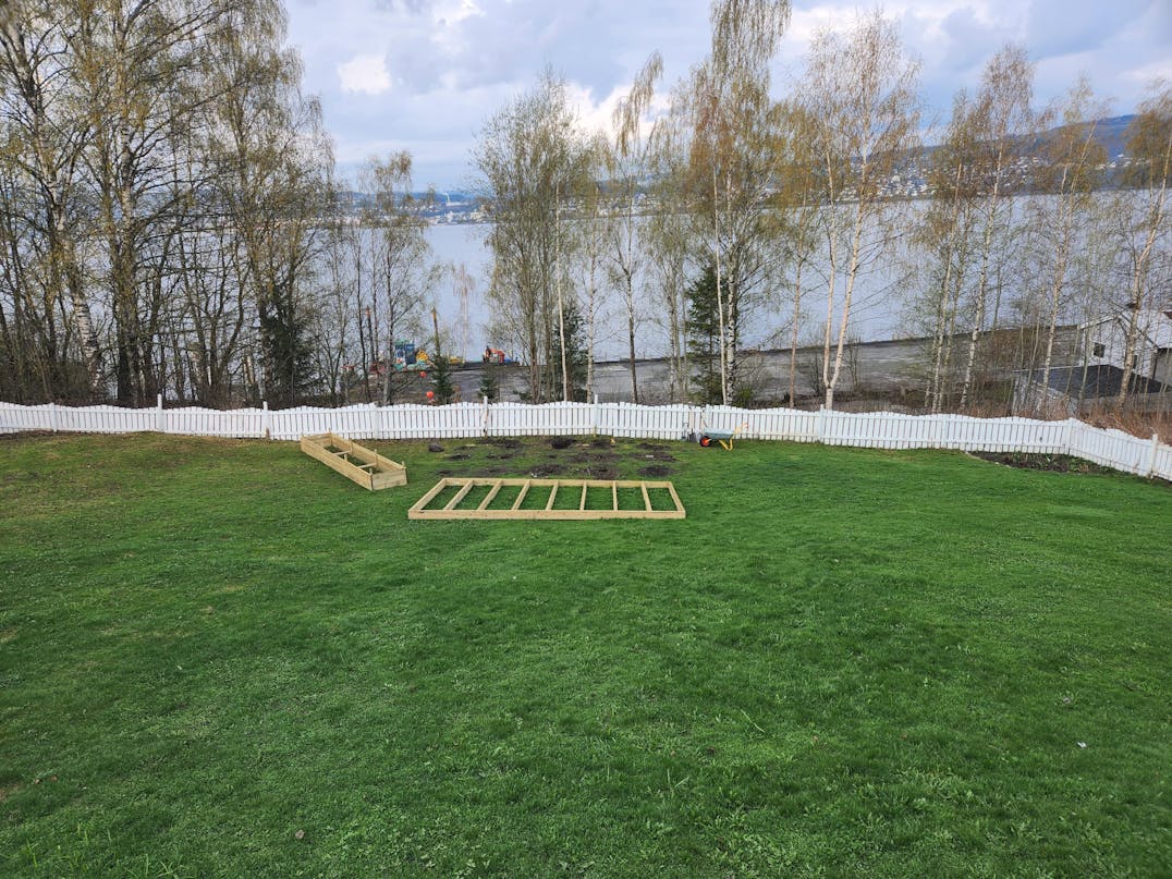 Træterrasse med overdækning Træterrasse med overdækning